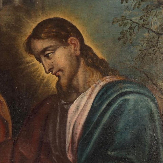 Tuscan School Artist, Ecstasy of Saint Catherine of Siena, Oil on Canvas For Sale - Image 5 of 13