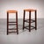 Bring warmth, character, and timeless elegance into your interior with this beautiful set of 6 mid century oak bar stools....
