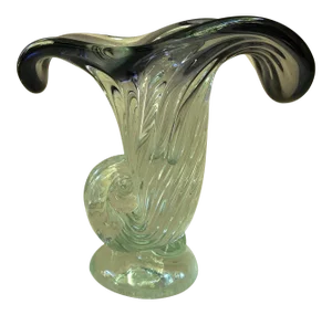 Large Purple Murano Glass Vase, circa 1960