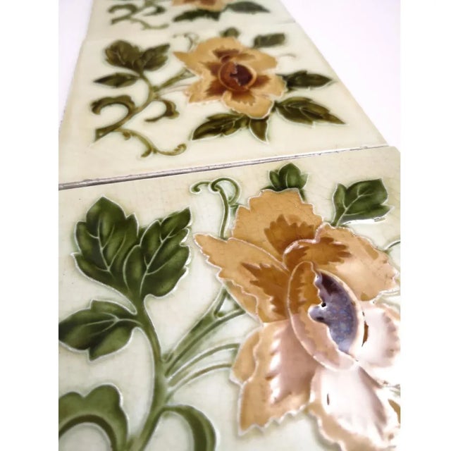 Art Nouveau Tile, 1930s For Sale - Image 9 of 10