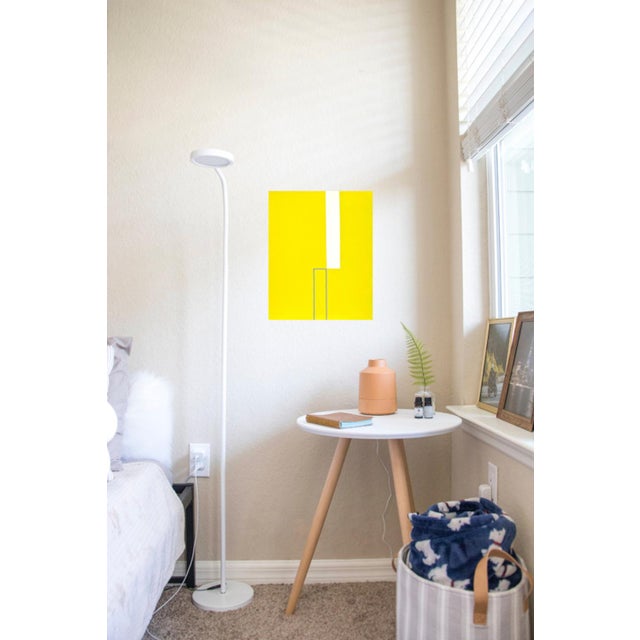 Contemporary "Ascent" Contemporary Minimalist Geometric Oil Painting by Shyun Song For Sale - Image 3 of 3
