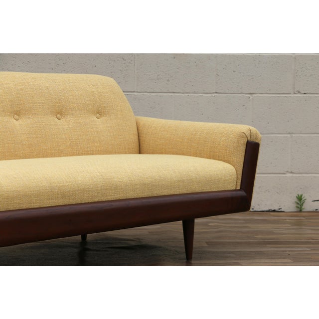 Mid-Century Modern Adrian Pearsall Style Walnut Sofa, Circa 1960s For Sale - Image 13 of 18