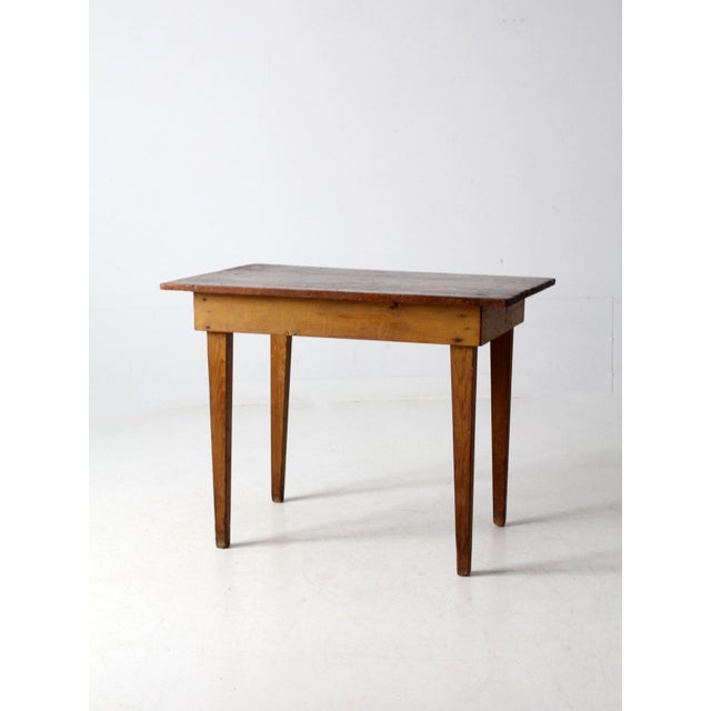 Antique Primitive Table For Sale - Image 9 of 12