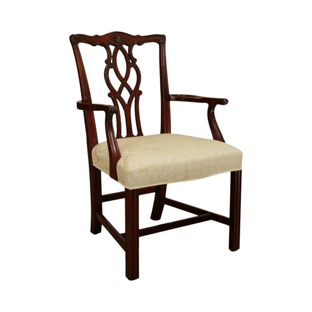 Kindel Chippendale Style Mahogany Armchair (A) For Sale - Image 13 of 13
