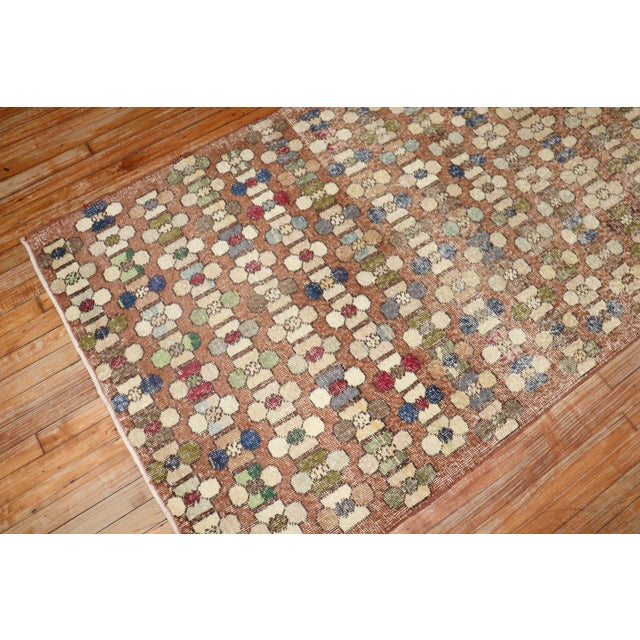 Mid 20th Century Turkish Art Deco Runner For Sale - Image 10 of 18