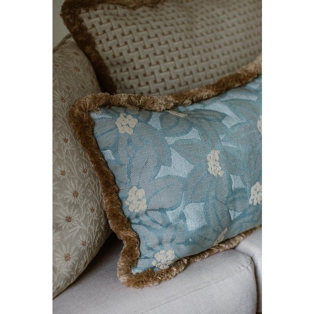 Palais Double Sided Outdoor Cushion Michelle Ice X Amina Sand, 20x12 Inch For Sale - Image 6 of 8