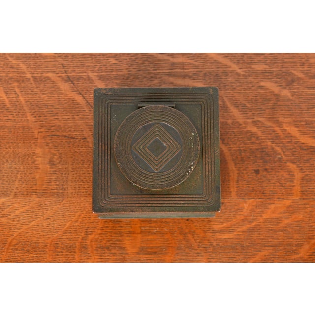 Tiffany Studios New York Graduate Bronze Inkwell For Sale In South Bend - Image 6 of 12