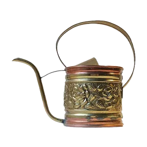 Antique Watering Can in Copper and Brass