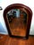Victorian Large Antique Arched Top Deep Well Walnut Gold Gilt Hall Pier Mirror For Sale - Image 3 of 11