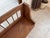 Brown Farmhouse Wooden Corner Bench For Sale - Image 8 of 11