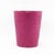 Farmhouse Vintage Woven Metal Bucket / Wastebasket in Deep Magenta For Sale - Image 3 of 11