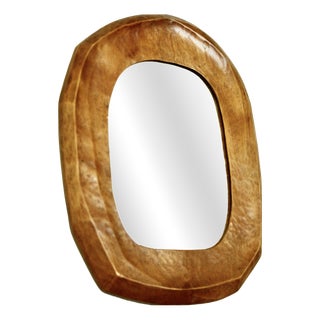 Anthropomorphic Wooden Mirror by Rudolf Steiner, 1920 For Sale