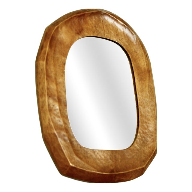 Anthropomorphic Wooden Mirror by Rudolf Steiner, 1920 For Sale