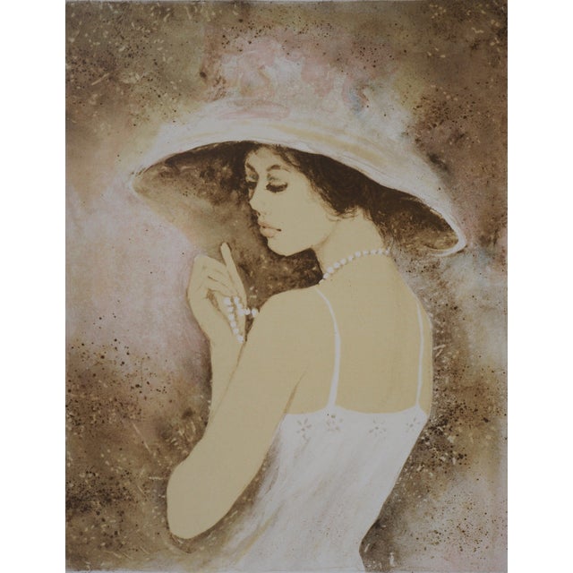 Bernard Charoy (1931-2024) Maeva Original color lithograph Signed in pencil Limited edition of 200 (this is number 59) On...