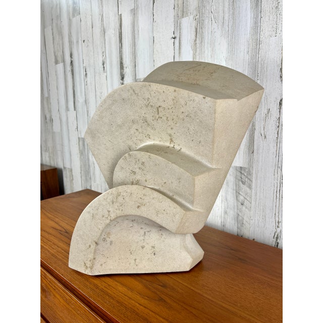 1980's Modernists Marble Sculpture For Sale - Image 4 of 13