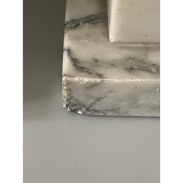 Alabaster Italian NeoClassical Alabaster Urn Lamps For Sale - Image 8 of 9