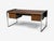 Peter Protzman, Unique Writing Desk, Zebrawood, Chrome, Usa, 1970s For Sale - Image 4 of 15