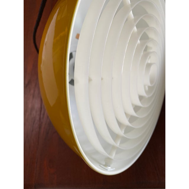 Metal Midi Bunker Hanging Lamp by Jo Hammerborg for Fog & Mørup For Sale - Image 7 of 8