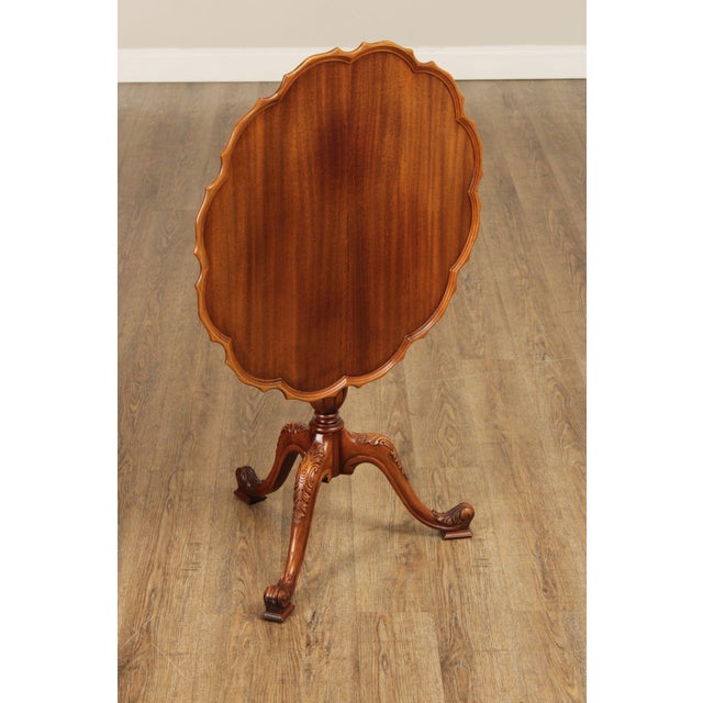 Traditional Georgian Style Mahogany Tilt Top Table For Sale - Image 3 of 18