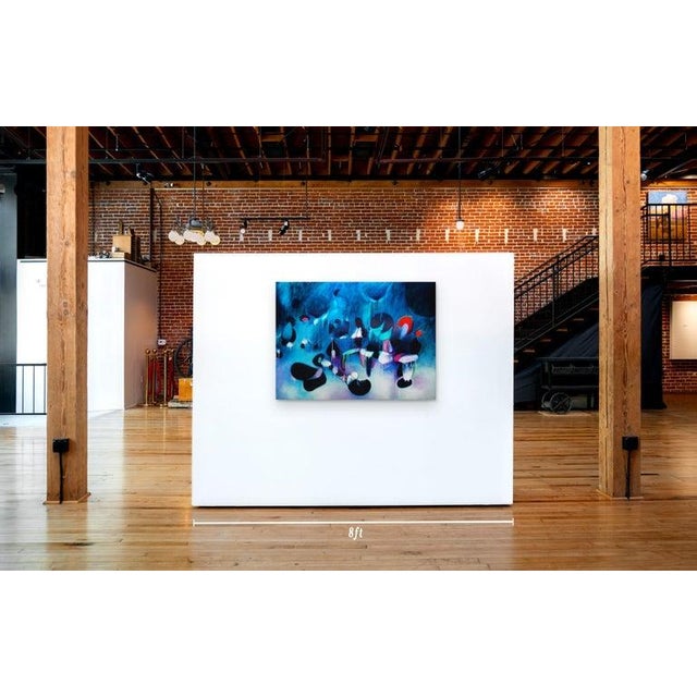 This is a one of a kind original abstract oil painting on panel by Southern California artist, Daniel Ketelhut. Its...
