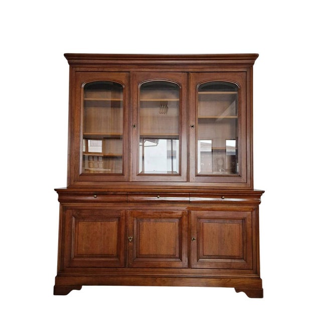 Wooden Showcase Cabinet, 2000s For Sale - Image 11 of 11