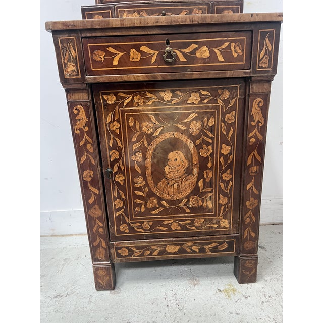 Dutch Marquetry Dressing Table, 19th Century For Sale - Image 6 of 18
