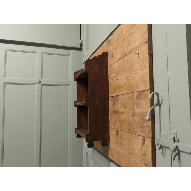 Arts and Crafts Open Front Wall Hanging Shelf, 1880s For Sale - Image 6 of 7