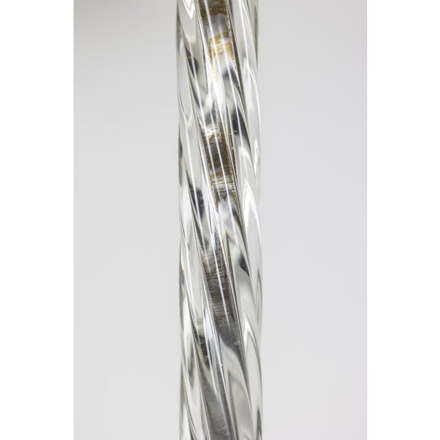 Floor Lamp in Glass and Gilded Metal from Maison Baguès, 1950s For Sale - Image 3 of 10