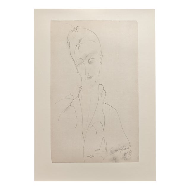 A. Modigliani, Lunia, Lithograph For Sale