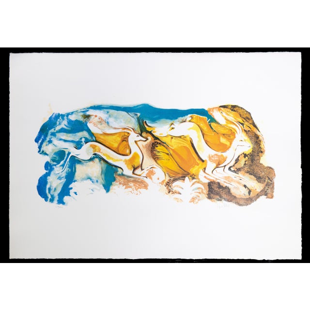 Limited edition of 100 prints, numbered and signed by the Artist. Excellent condition. This piece is attributed to the...