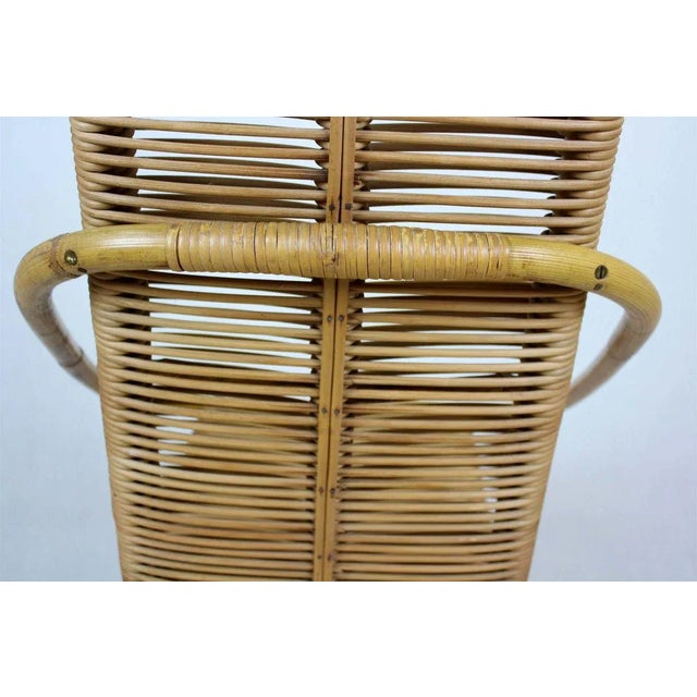Mid-Century Rattan Rocking Chair, 1960s For Sale - Image 11 of 18