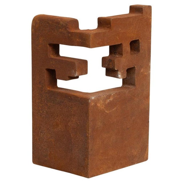 After Chillida, Abstract Sculpture, 1990s, Iron For Sale - Image 12 of 12