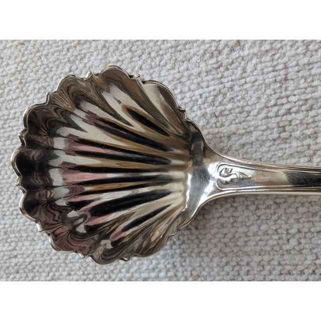 Mid 19th Century Bigelow "Olive" Sterling Silver Sauce Cream Ladle For Sale - Image 4 of 12