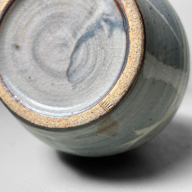 Vintage Mino Ware Bamboo Vase from Kikyoya Kiln, 1960s For Sale - Image 15 of 16