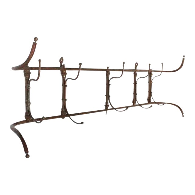 Antique Wall Coat Rack Chairish
