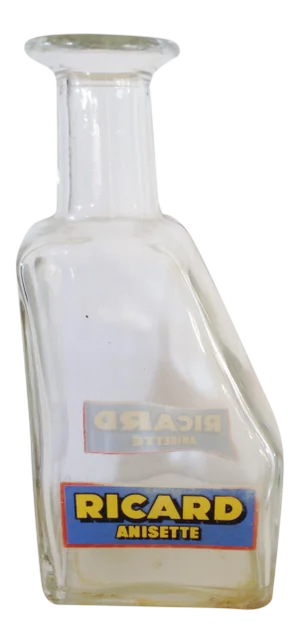 French Clear Glass Ricard Carafe