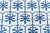 Modern Dhurrie White With Navy Blue Cotton Rug "Aegean Star" For Sale In New York - Image 6 of 7