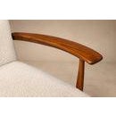 Armchair in Caviúna Wood, Leather and Bouclé by Giuseppe Scapinelli, Brazil, 1950s For Sale - Image 10 of 18