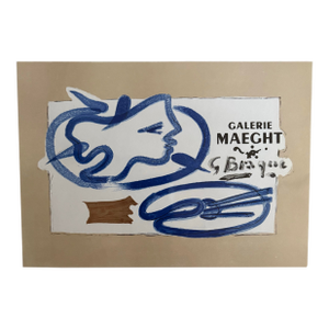 1950s Georges Braque Lithograph-3 Galerie Maeght Art in Posters