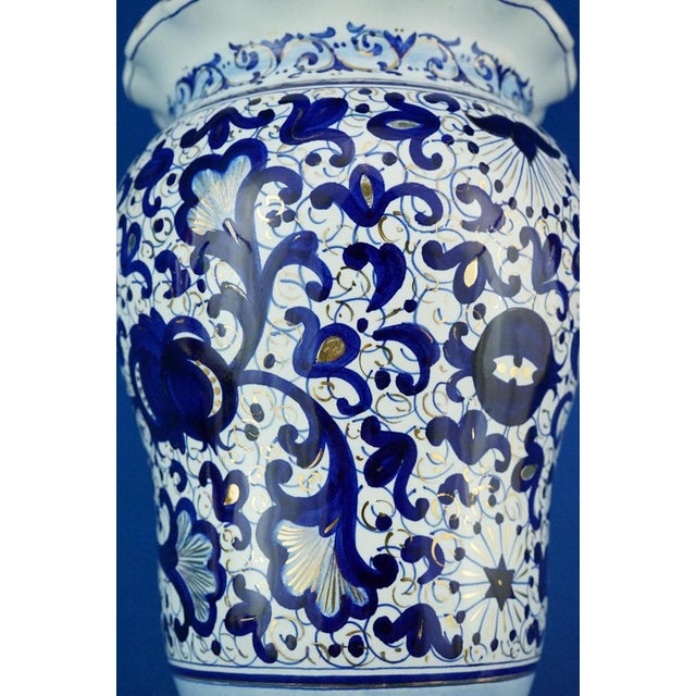 Albarello Ceramic Pharmacy Vase from Cacf, Faenza, Italy, 1960s For Sale - Image 11 of 18