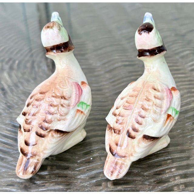 Mid-Century Modern Mid Century Modern Hand Painted Duck Salt and Pepper Shakers For Sale - Image 3 of 7