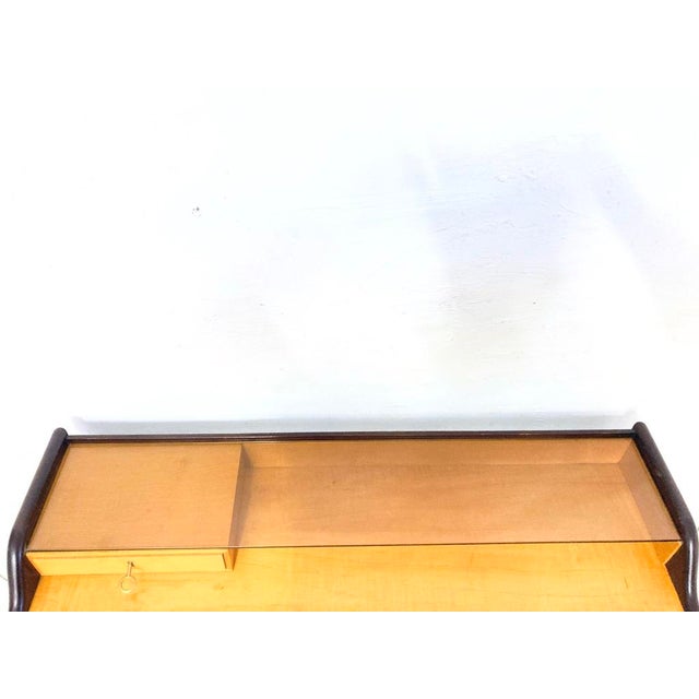 Small Ladies Writing Desk attributed to Reinhold Stotz, 1950s For Sale - Image 6 of 18