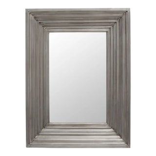 Kerry Small Rectangle Wall Mirror - Silver For Sale