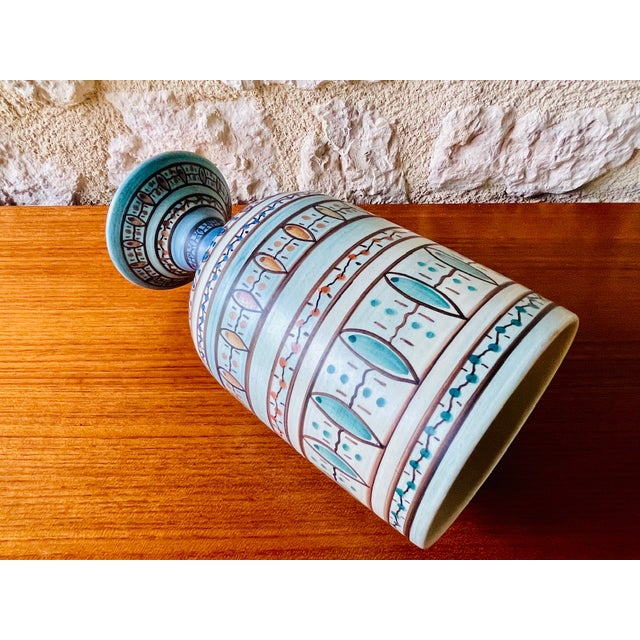 Mid-Century Ceramic Vase by Louis Bacculini, Vallauris, 1960s For Sale - Image 17 of 18