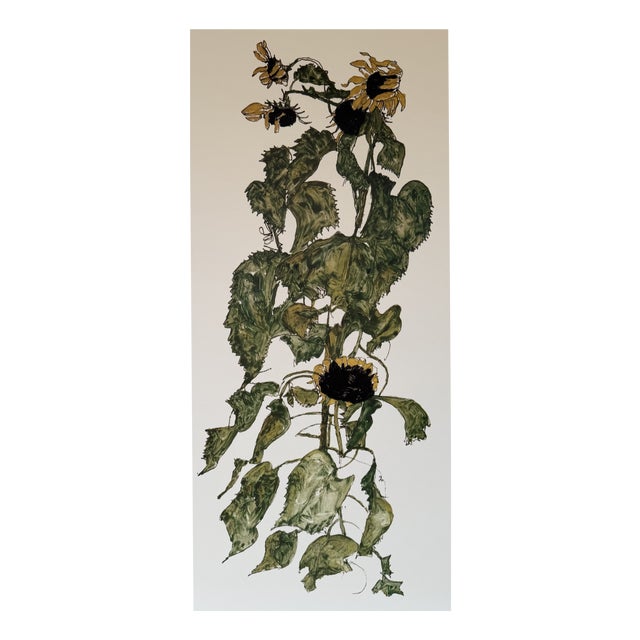 Egon Schiele, Sunflowers, 1917, Print For Sale