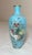 Antique 19th Century Japanese Meiji Cloiosnne Miniature Enamel Crane Blue Vase For Sale - Image 4 of 13