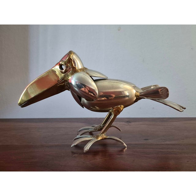 1980s Gérard Bouvier, Toucan Sculpture, 1980s, Metal For Sale - Image 5 of 6