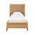 2020s Matthew Izzo Home Dolly Twin Winged Rattan Bedframe For Sale - Image 5 of 5