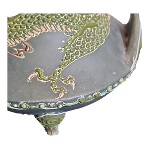 Antique Moriage Dragon Footed Vessel