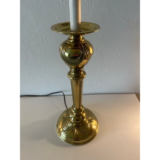 Vintage Stiffel brass table lamp quality classic look